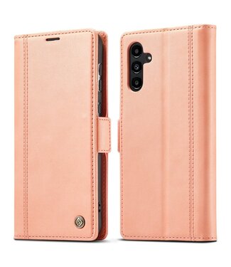 LC.IMEEKE Roze Elegant Bookcase Hoesje Samsung Galaxy A14
