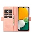 LC.IMEEKE Roze Elegant Bookcase Hoesje voor de Samsung Galaxy A14