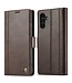LC.IMEEKE Bruin Elegant Bookcase Hoesje voor de Samsung Galaxy A14