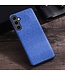 SoFetch Blauw Valbestendig Stoffen TPU Hoesje voor de Samsung Galaxy A14