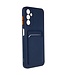 SoFetch Donkerblauw Pasjeshouder Modern TPU Hoesje voor de Samsung Galaxy A14