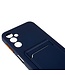 SoFetch Donkerblauw Pasjeshouder Modern TPU Hoesje voor de Samsung Galaxy A14