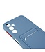 SoFetch Blauw Pasjeshouder Modern TPU Hoesje voor de Samsung Galaxy A14