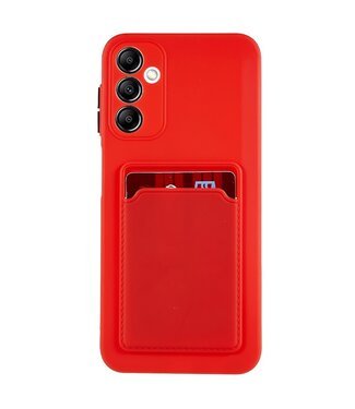 SoFetch Rood Pasjeshouder Modern TPU Hoesje Samsung Galaxy A14