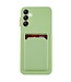 SoFetch Matcha Groen Pasjeshouder Modern TPU Hoesje voor de Samsung Galaxy A14