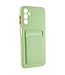 SoFetch Matcha Groen Pasjeshouder Modern TPU Hoesje voor de Samsung Galaxy A14