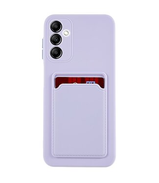 SoFetch Paars Pasjeshouder Modern TPU Hoesje Samsung Galaxy A14
