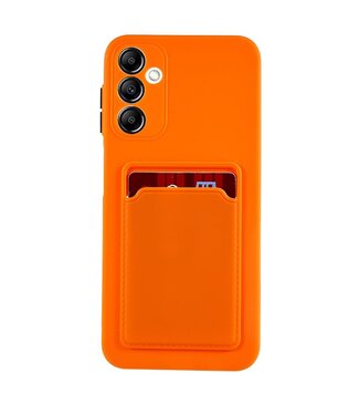 SoFetch Oranje Pasjeshouder Modern TPU Hoesje Samsung Galaxy A14