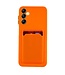 SoFetch Oranje Pasjeshouder Modern TPU Hoesje voor de Samsung Galaxy A14
