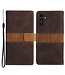 SoFetch Bruin Splitleder Bookcase Hoesje voor de Samsung Galaxy A14