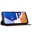 SoFetch Bruin Splitleder Bookcase Hoesje voor de Samsung Galaxy A14