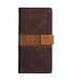SoFetch Bruin Splitleder Bookcase Hoesje voor de Samsung Galaxy A14