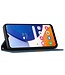 SoFetch Blauw Splitleder Bookcase Hoesje voor de Samsung Galaxy A14