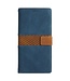 SoFetch Blauw Splitleder Bookcase Hoesje voor de Samsung Galaxy A14