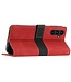 SoFetch Rood Splitleder Bookcase Hoesje voor de Samsung Galaxy A14