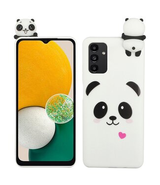 SoFetch Wit Panda TPU Hoesje Samsung Galaxy A14