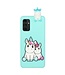 SoFetch Azuurblauw Unicorn TPU Hoesje voor de Samsung Galaxy A14