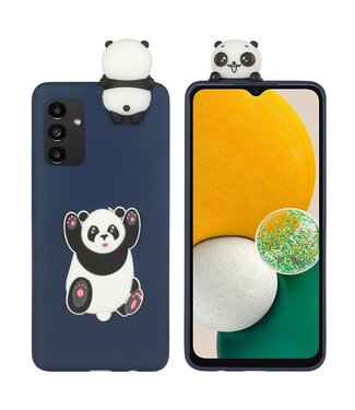 SoFetch Navy Blauw Panda TPU Hoesje Samsung Galaxy A14