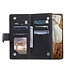 SoFetch Zwart Portemonnee Ruiten Bookcase Hoesje voor de Samsung Galaxy A14