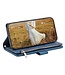 SoFetch Blauw Portemonnee Ruiten Bookcase Hoesje voor de Samsung Galaxy A14