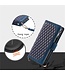 SoFetch Blauw Portemonnee Ruiten Bookcase Hoesje voor de Samsung Galaxy A14