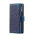 SoFetch Blauw Portemonnee Ruiten Bookcase Hoesje voor de Samsung Galaxy A14