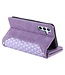 SoFetch Paars Portemonnee Ruiten Bookcase Hoesje voor de Samsung Galaxy A14