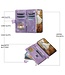 SoFetch Paars Portemonnee Ruiten Bookcase Hoesje voor de Samsung Galaxy A14