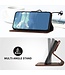 SoFetch Koffiebruin Lijnen Bookcase Hoesje voor de Samsung Galaxy A14