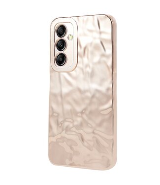 SoFetch Goud Kreukelige textuur TPU Hoesje Samsung Galaxy A14
