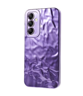 SoFetch Paars Kreukelige textuur TPU Hoesje Samsung Galaxy A14