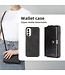 SoFetch Zwart Portemonnee 2-in-1 Hoesje voor de Samsung Galaxy A14