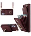 SoFetch Bordeaux Rood Pasjeshouder Hybride Hoesje voor de Samsung Galaxy A14