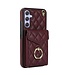 SoFetch Bordeaux Rood Pasjeshouder Hybride Hoesje voor de Samsung Galaxy A14