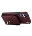 SoFetch Bordeaux Rood Pasjeshouder Hybride Hoesje voor de Samsung Galaxy A14