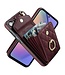 SoFetch Bordeaux Rood Pasjeshouder Hybride Hoesje voor de Samsung Galaxy A14