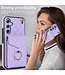 SoFetch Paars Pasjeshouder Hybride Hoesje voor de Samsung Galaxy A14