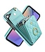 SoFetch Mintgroen Pasjeshouder Hybride Hoesje voor de Samsung Galaxy A14