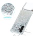 SoFetch Zilver Glitter TPU Hoesje met Koord voor de Samsung Galaxy A14