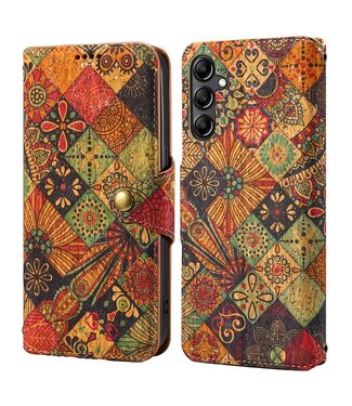 SoFetch Kleurrijke Bloemen Bookcase Hoesje Samsung Galaxy A14