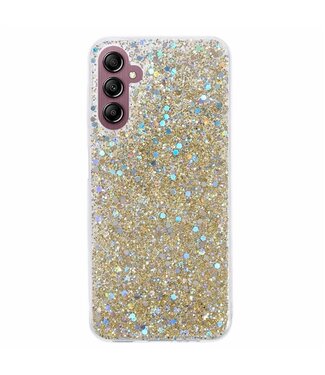 SoFetch Goud Glitters TPU Hoesje Samsung Galaxy A14