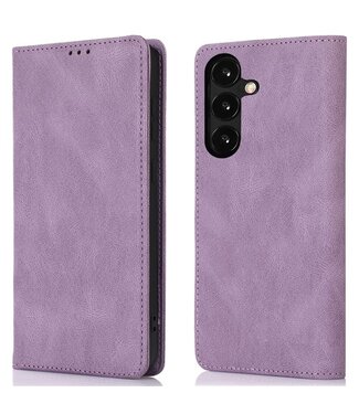 SoFetch Paars Magnetisch Modern Bookcase Hoesje Samsung Galaxy A14