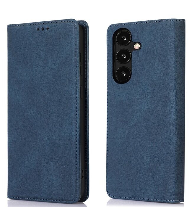 SoFetch Blauw Magnetisch Modern Bookcase Hoesje voor de Samsung Galaxy A14