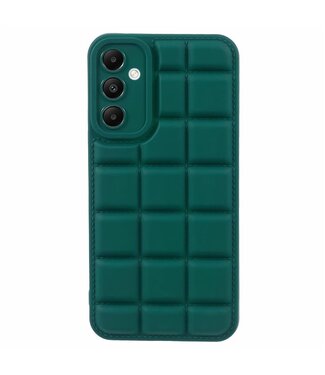 SoFetch Donkergroen Raster TPU Hoesje Samsung Galaxy A14