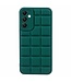 SoFetch Donkergroen Raster TPU Hoesje voor de Samsung Galaxy A14