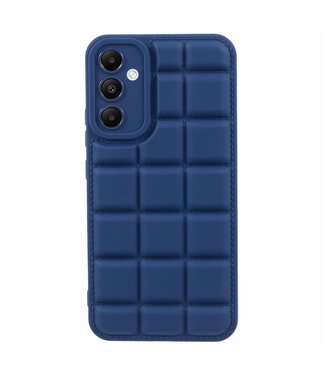 SoFetch Donkerblauw Raster TPU Hoesje Samsung Galaxy A14
