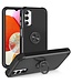 SoFetch Zwart Ring Houder Hybride Hoesje voor de Samsung Galaxy A14