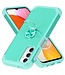 SoFetch Mintgroen Ring Houder Hybride Hoesje voor de Samsung Galaxy A14