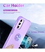 SoFetch Paars Ring Houder Hybride Hoesje voor de Samsung Galaxy A14