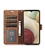 SoFetch Bruin Bloem Vlinder Bookcase Hoesje voor de Samsung Galaxy A14